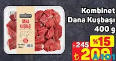 KOMBİNET DANA KUŞBAŞI 400 G KOMBİNET DANA KUŞBAŞI 400 G